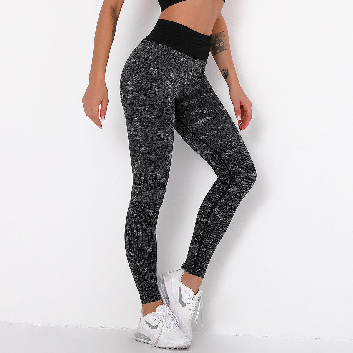 Seamless Quick-drying Striped Yoga Fitness Pants Seamless Quick-drying Striped Yoga Fitness Pants